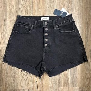 Abercrombie & Fitch Curve Love High Rise Mom Short Size 29
